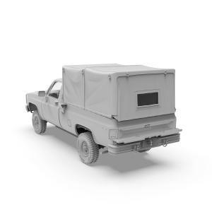 Ak Interactive 1/35 M1008 Troop Carrier with Tarp