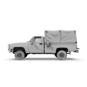 Ak Interactive 1/35 M1008 Troop Carrier with Tarp