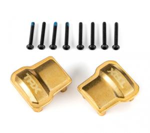 Traxxas Axle Cover Brass Front/Rear w/ Screws (2) TRX-4M TRX9787