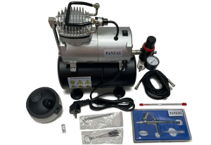 Basic value set 7 parts, compressor/airbrush/acc.