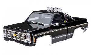 Traxxas Body TRX-4M Chevrolet K10 Black Complete (Clipless) TRX9811-BLK