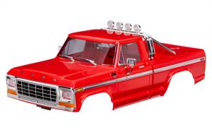 Traxxas Body TRX-4M Ford F-150 Red Complete (Clipless) TRX9812-RED