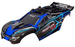 Traxxas Body Rustler 4x4 Blue (for Clipless Mounting)) TRX6740-BLUE