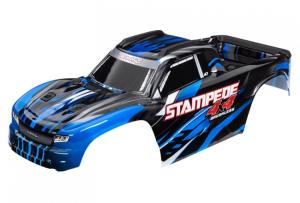 Traxxas Body Stampede 4x4 Blue (for Clipless Mounting)) TRX6762-BLUE