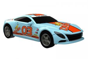 Car Super Fun Dash 03 Blue racer 1/43 scale