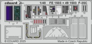 Eduard 1/48 F-35C Detail set for TAMIYA kit