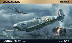 Eduard 1/72 Spitfire Mk.Vb mid, Profipack edition