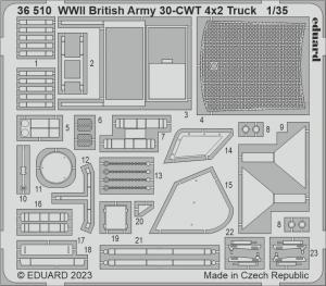 Eduard 1/35 British 30-CWT 4x2 Detail set for Airfix kit