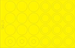 Eduard 1/35 Elefant wheel mask set for Tamiya kit Maskisetti