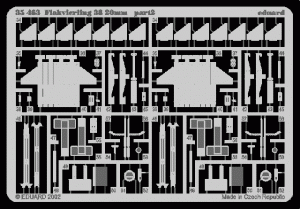 Eduard 1/35 Flakvierling 38 20mm Detail set for Tamiya kit