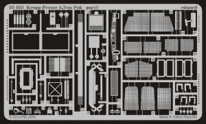 Eduard 1/35 Krupp Protze & 37mm Pak Detail set for Tamiya kit #35259