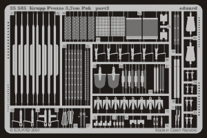 Eduard 1/35 Krupp Protze & 37mm Pak Detail set for Tamiya kit #35259