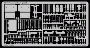 Eduard 1/35 Leopard 1A4 Detail set for Tamiya kit