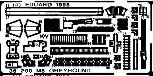 Eduard 1/35 M8 Greyhound Detail set for Tamiya kit