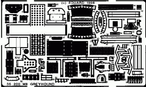 Eduard 1/35 M8 Greyhound Detail set for Tamiya kit