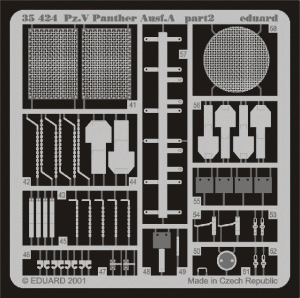 Eduard 1/35 Panther Ausf. A Detail set for Tamiya kit