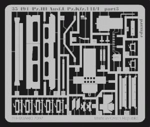Eduard 1/35 Panzer III Ausf.L Detail set for Tamiya kit