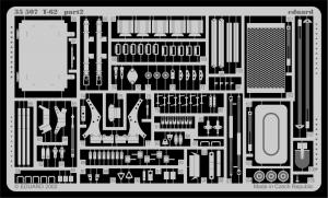 Eduard 1/35 Russian T-62A Detail set for Tamiya kit #35108