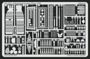 Eduard 1/35 Schwimmwagen Typ 166 Detail set for Tamiya kit