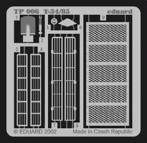 Eduard 1/35 T-34/85 Detail set for Tamiya kit