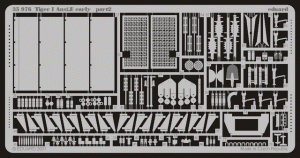 Eduard 1/35 Tiger I Ausf.E early Detail set for Tamiya kit