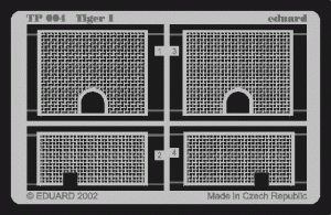 Eduard 1/35 Tiger I grill set for Tamiya kit