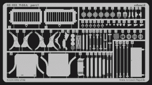 Eduard 1/35 US M4A3 Sherman 75mm Detail set for Tamiya kit #35250