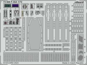 Eduard 1/72 F-35A  PE set for TAMIYA kit