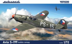 Eduard 1/72 S-199 bubble canopy, Weekend edition 