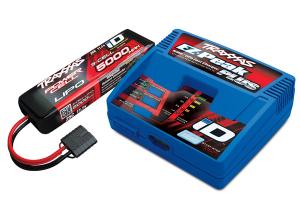 EZ-Peak Plus 4A NiMH/LiPo 2-3S Charger Auto ID + 3S LiPo Battery 5000mAh