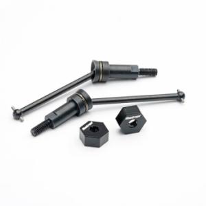 FASTRAX ARRMA GROM/GRANITE METAL FRONT CVD DRIVESHAFTS (PR)