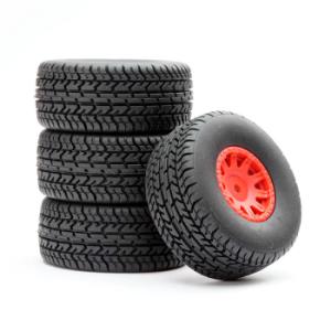 FASTRAX ARRMA MOJAVE WHEEL/TYRE 1/18 SET (4PC)