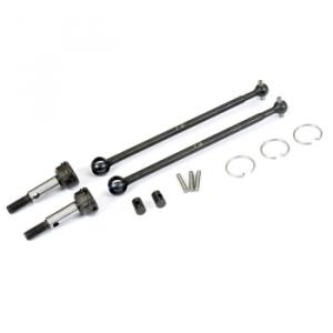 FASTRAX TAMIYA TD04 ALUMINIUM STEERING CVD DRIVESHAFT SET 73