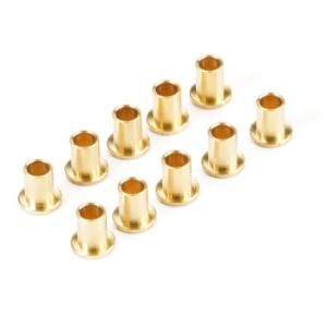 FASTRAX TAMIYA TT02 SHOCKS BRASS COLLAR SET (10PC)