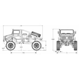 FTX OUTBACK MINI X UNITRAK 1:18 TRAIL READY-TO-RUN GREEN