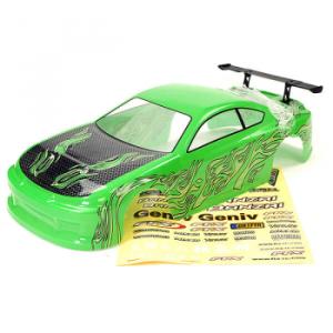 Ftx Banzai Pre-Painted Body Shell With Decals & Wing - Green Ftx6596G