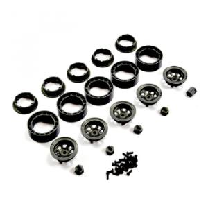 FTX MINI OUTBACK 2.0 BEAD LOCK WHEEL SET (5) FTX9307BK
