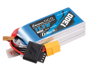 Gens Ace G-Tech 1300mAh 11.1V 60C 3S1P Lipo Battery Pack with XT60 Plug Gens Ace G-Tech 1300mAh 11.1V 60C 3S1P Lipo Battery Pack with XT60 Plug