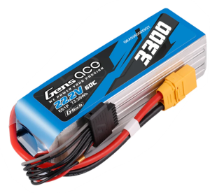 Gens Ace G-Tech 3300mAh 22.2V 60C 6S1P XT90 LIPO Battery Pack Gens Ace G-Tech 3300mAh 22.2V 60C 6S1P XT90 LIPO Battery Pack