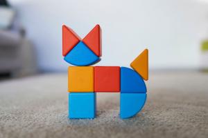 Geomag Magicube 3 Shapes Recycled Animals 9 Pcs