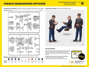 Heller 1/24 French Police Officers set