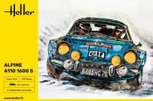 Heller 1/24 Alpine A110 (1600) 1973 Rally pienoismalli