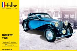 Heller 1/24 Bugatti T 50 pienoismalli