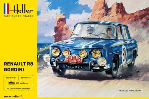 Heller 1/24 Renault R8 Gordini 67 Rally pienoismalli