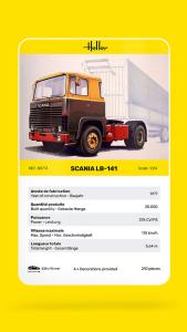 Heller 1/24 Scania Truck LB-141 pienoismalli