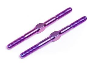HPI Racing  TITANIUM TURNBUCKLE M3x46mm (2pcs/PURPLE) 93473
