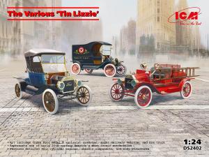 ICM 1/24 The Various "Tin Lizzie" (3 cars)