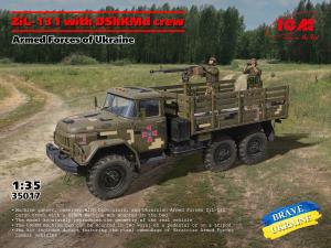 ICM 1/35 ZIL-131 with DShKMd crew. Ukraine
