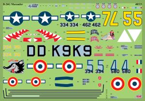 ICM 1/48 B-26G Marauder, WWII  American/France Bomber