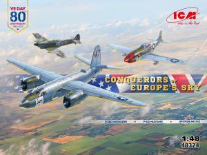 ICM 1/48 "Conquerors of Europes Sky" set